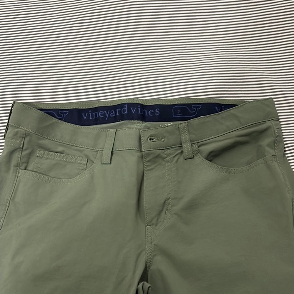 Vineyard Vines Green 5 Pocket Chino Pants